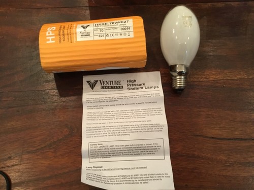 High pressure sodium lamp 70w - high,