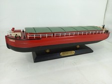'SUNRISE' Narrowboat Barge Canal Boat Decorative Wooden Model.L-28cm. #C
