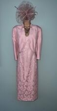 ? PINK JACQUES VERT JACKET DRESS UK 20 JACKET 20 OUTFIT  MOTHER OF BRIDE FORMAL