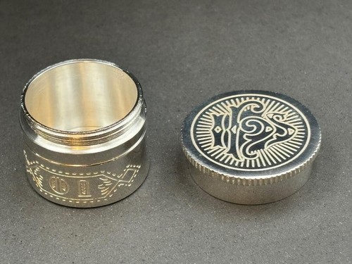 Silver plated holy - holy, oil