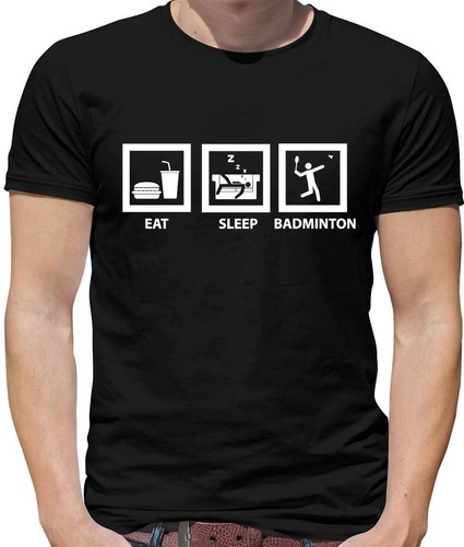 Eat sleep badminton mens - sleep,