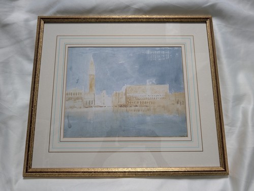 Framed jmw turner print - framed, venice