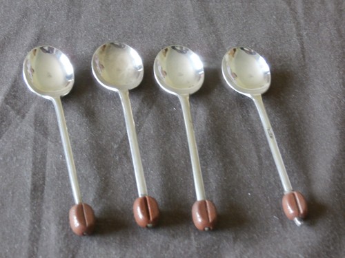 Vintage epns brown bean - x,