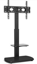 Black Floor TV Stand 32–65"