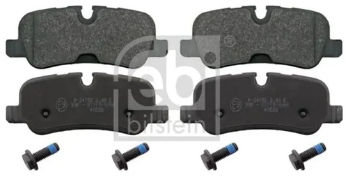 Brake pads rear - rear, axle