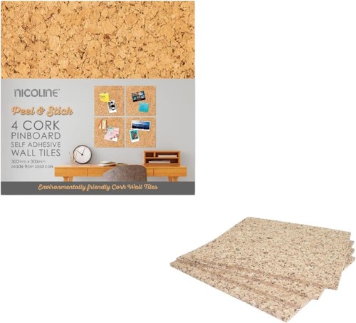 Self adhesive cork - adhesive, wall