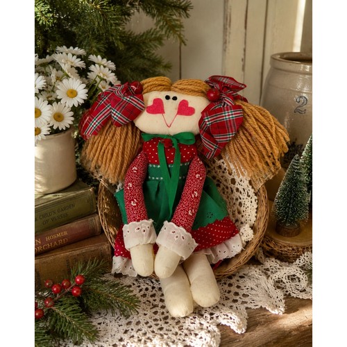 Handmade christmas angel rag - handmade,