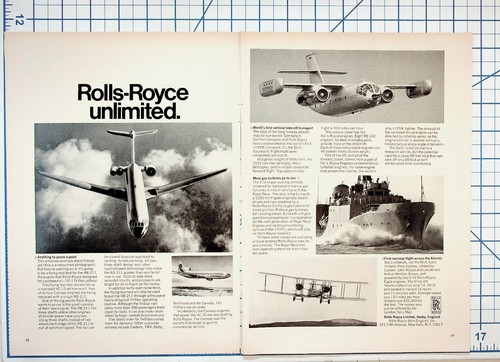 Rolls royce unlimited vtol - vtol, jet