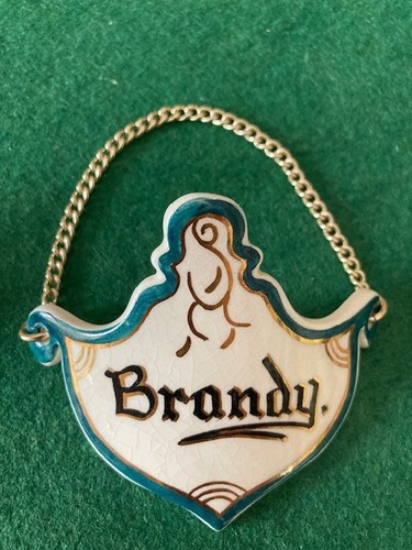 Brandy porcelain decanter - porcelain,