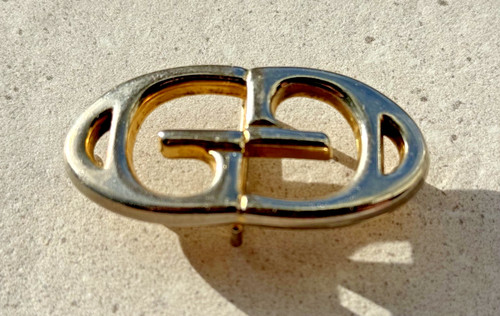 Vintage monogram gucci belt - monogram,