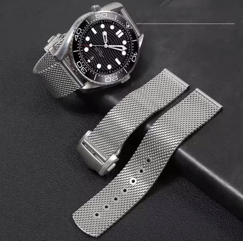 Steel milanese strap for omega - milanese,