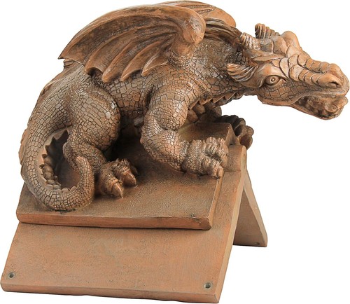 Dragon roof tile - tile, finial