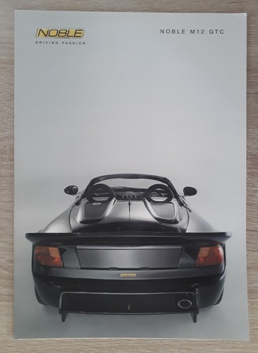 Noble m12 gtc brochure - brochure, c.2004