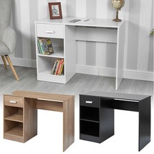 1 Drawer Wooden Bedroom Computer Work Table Office Desk Dressing Jewellery Unit