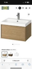 Brand New Wash Basin Single Drawer Ikea With Sink