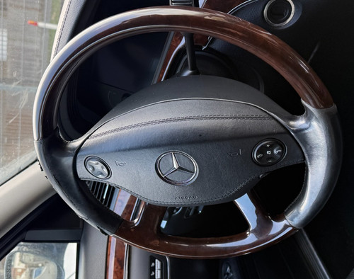 Wood leather steering wheel - steering,