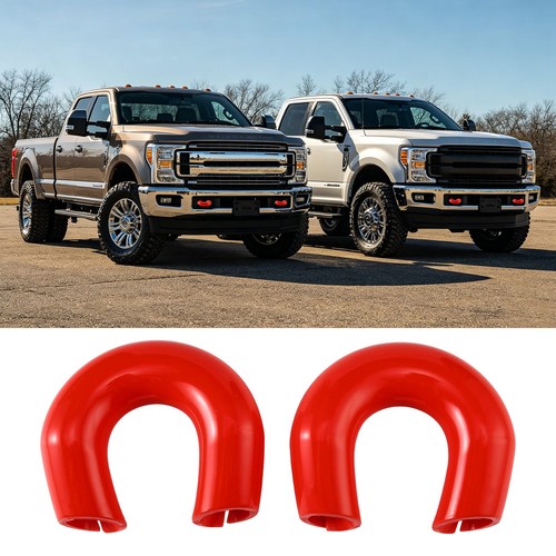 Truck red silicone rubber tow - red,