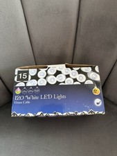 B&Q 120 White LED lights- indoor and outdoor use