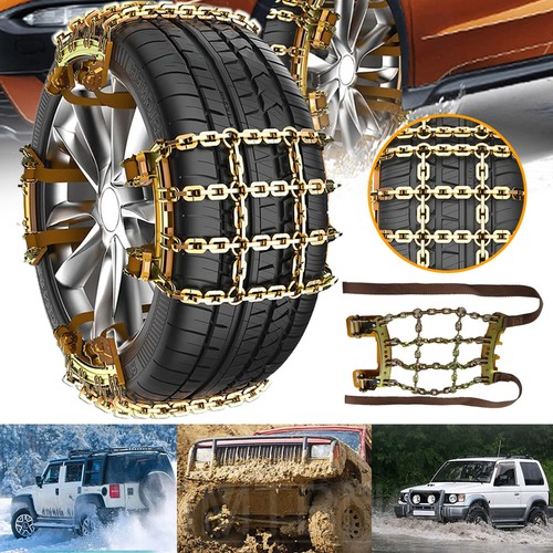 Car tire snow - snow, chains