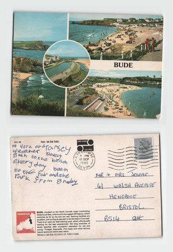 Postcard bude cornwall - postcard,