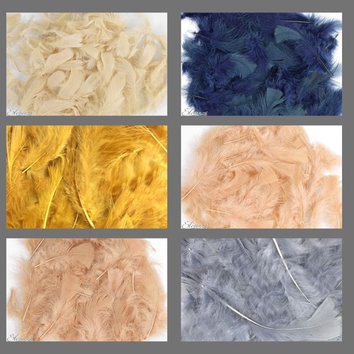 Craft marabout feathers mixed - craft,