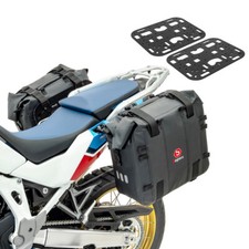 Saddlebags + Plate for Moto