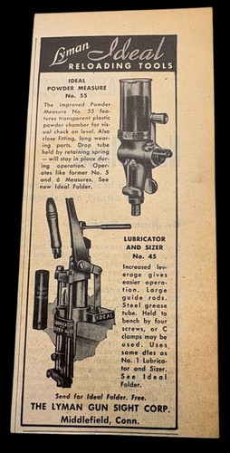 Lyman gun sight corp vintage - gun,