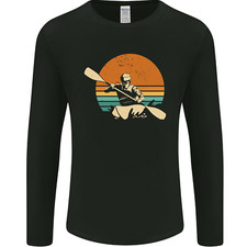 Kayak Kayaking Canoe Canoeing Water Sports Mens Long Sleeve T-Shirt