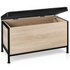Shoe Storage Bench Padded Seat