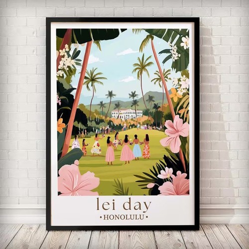 Hawaiian lei day - lei,