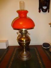 Vintage Brass Oil Lamp Two