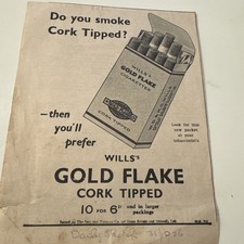 1936 original newspaper advert
