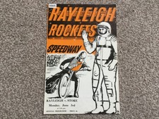 * RAYLEIGH v STOKE 3/6/63 speedway programme.