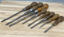 8 Vintage Wooden Handle