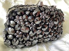 Butler & Wilson sparkly occasion clutch/hand/shoulder bag embellishments vgc