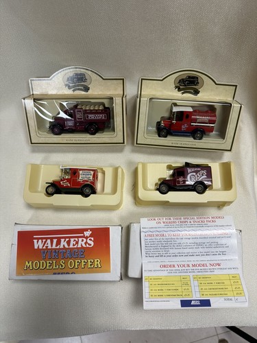 Walkers crisps model cars - 4,