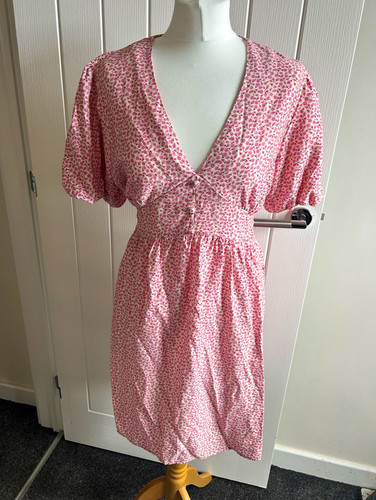 Primark pink white floral - primark,