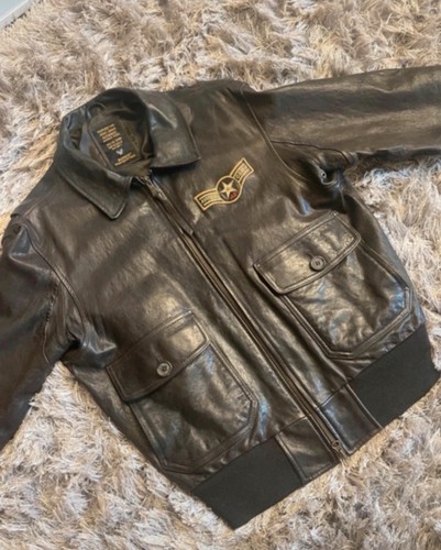Vintage 90s avirex - g-1, leather
