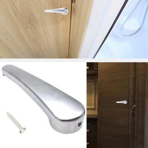 Silver toilet door handle - toilet,