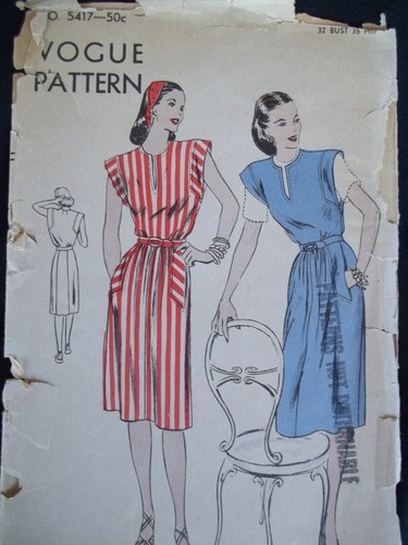 Old vogue 5417 bust - 5417, 32