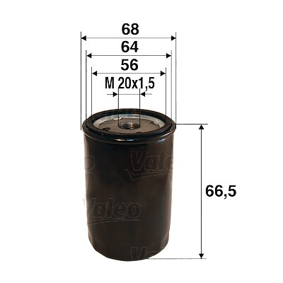 Valeo 586022 oil filter - oil, for