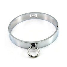 Steel Bondage Collar Metal