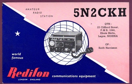 Vintage qsl radio - vintage,