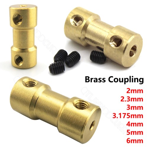 Brass coupling motor - brass, shaft