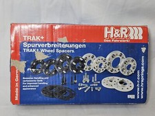 (missing screws) H&R B1055571 DR-System Wheel Spacer Set 10mm per axle Patter...