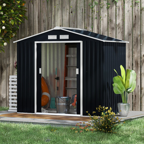 Lockable garden shed large - lockable,