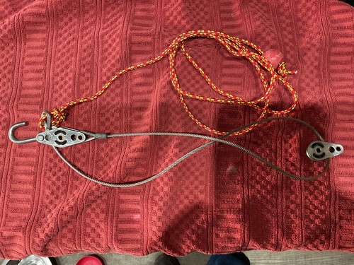 Sailing dinghy jib rig tension - dinghy,