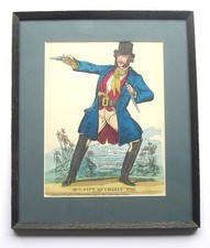 c1860 C Pitt as Charly Wagg Redington Popular Theatre Tinsel Antique Print Webb