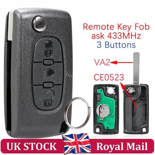 Button 433mhz remote key fob - 3,