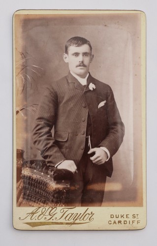 Cdv smart victorian man - victorian,